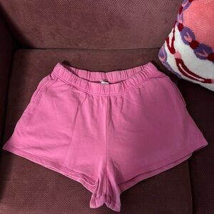 Pink Sweat Shorts